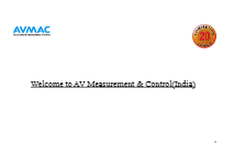 AV Measurement & Control(India) – Test & Measuring Instruments 